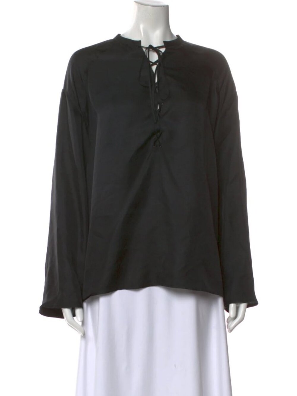 Loulou Studio  Silk Tie Neck Blouse